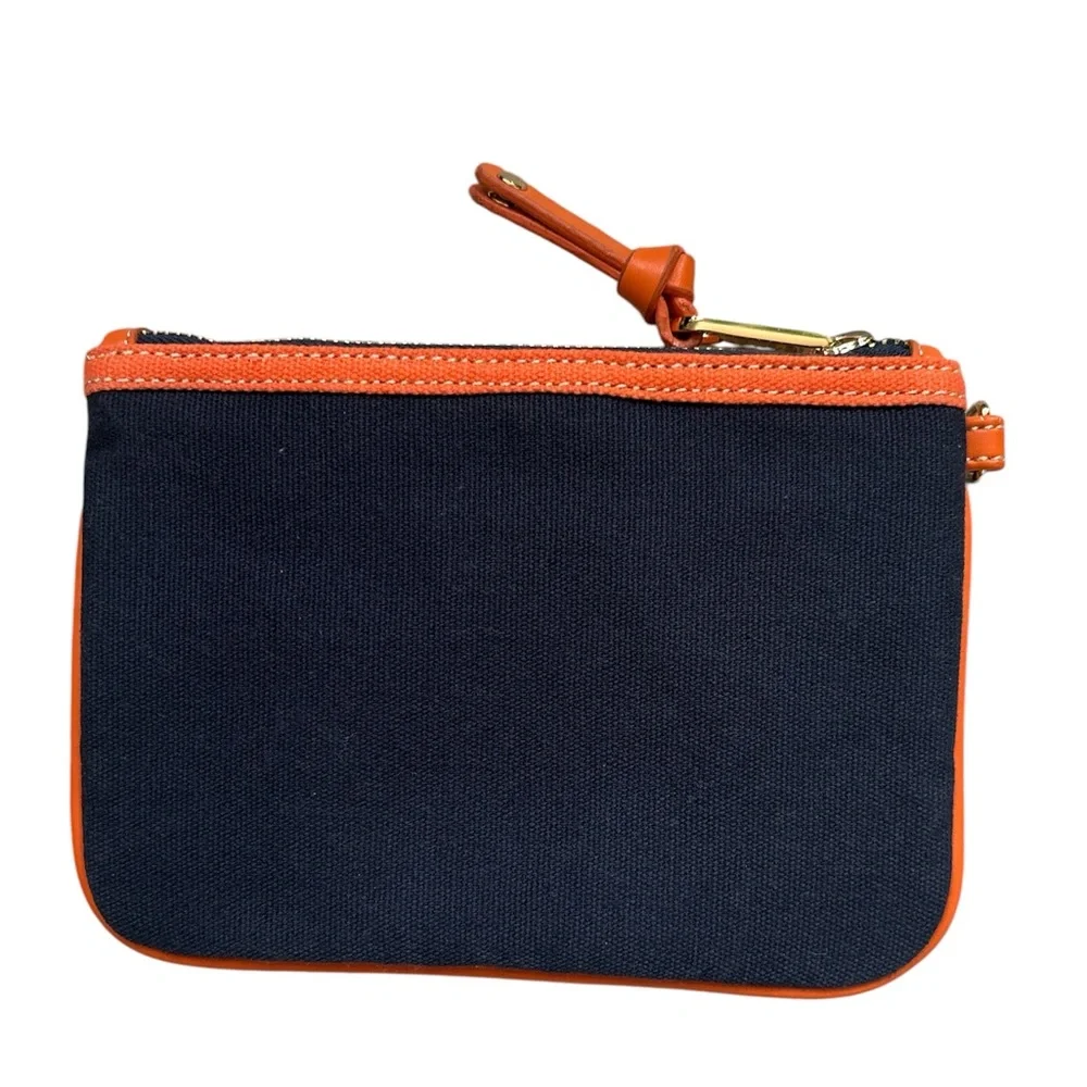 🧜🏻‍♀️Spartina 449 TYBEE Linen Whale Zip Case Bag - Picture 3 of 8